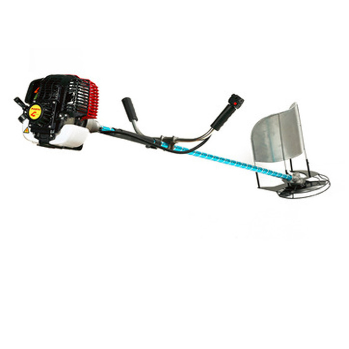 Industrial robin  professional petrol brush cutter or gasoline grass weed trimmer blade cutter