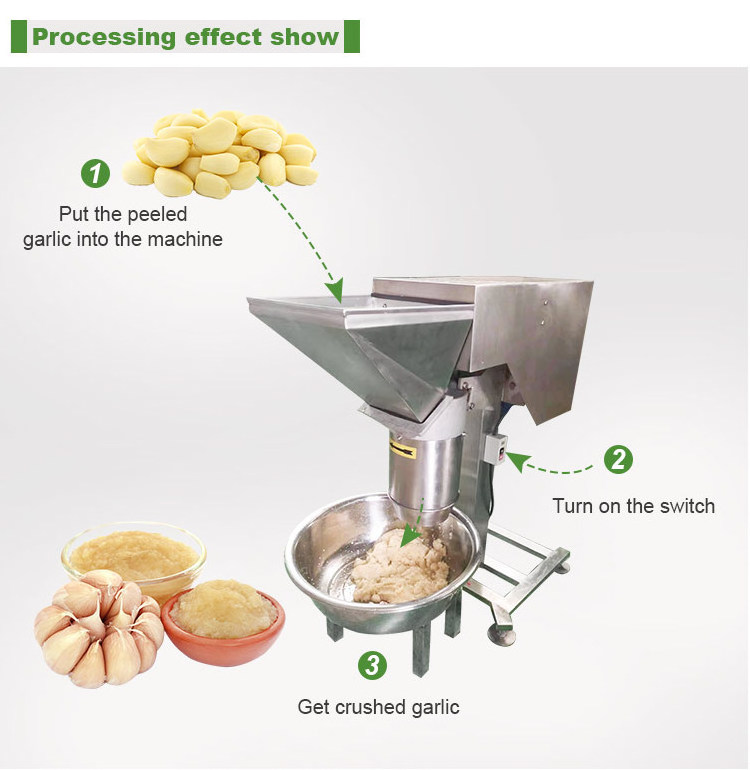 Stainless Steel Garlic Machine Grinder Vegetable Onion Potato Ginger Chili Paste Making Machine Grinder For Ginger