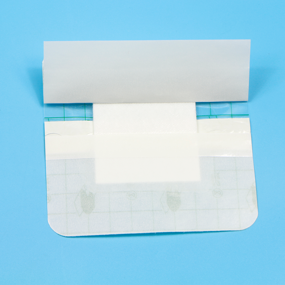 Sterile medical PU transparent adhesive wound care dressing packs with/without pad