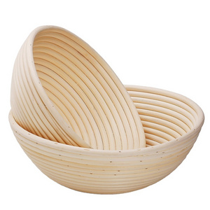 New Customized Handmade Bread Proofing Basket Rattan Bread Fermentation Basket Set