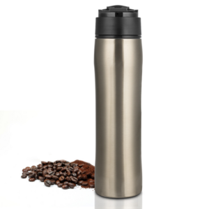 Portable Stainless Steel French Press Coffee Maker 350ML Travel Mug With Filter Double Wall Insulated Thermos/Kettle