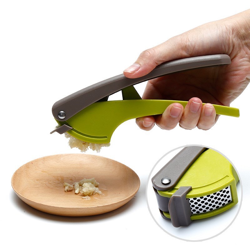 Manual Garlic Press Kitchen Accessories 2 In 1 Garlic Crusher Ginger Chopper Garlic Press