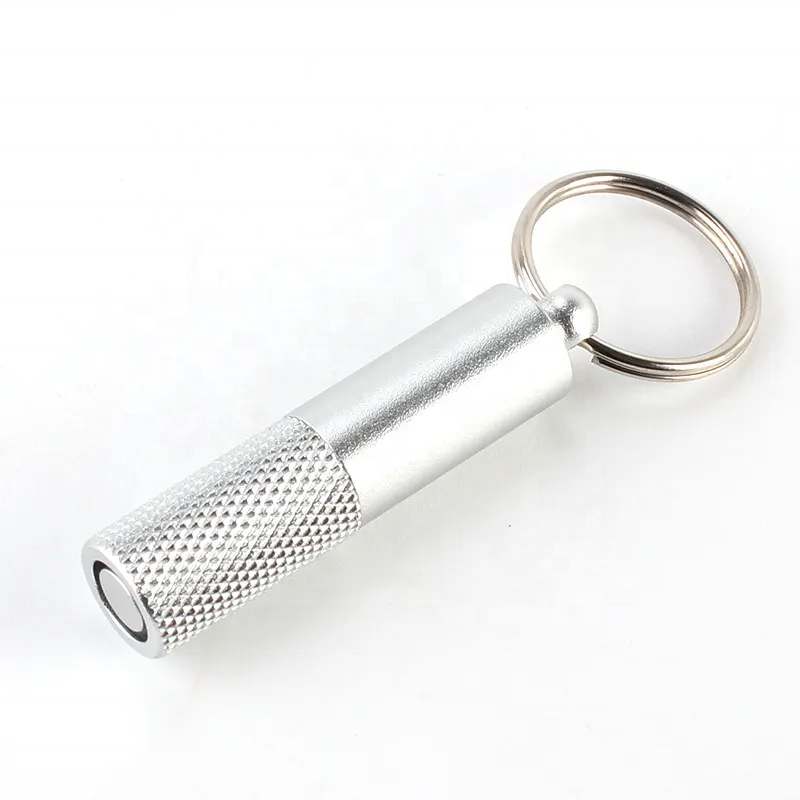 Popular Design Metal Stainless Steel Blade Sharp Rolling Cigar Hole Cigar Punch Cutter With Keychain Ring