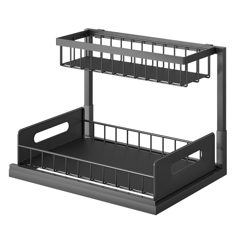 Storage Drawers Finishing Shelf Kitchen Racks Under Sink Organizers 2 Tier Customized Kitchen Accessories Multifunction 3-5 Days