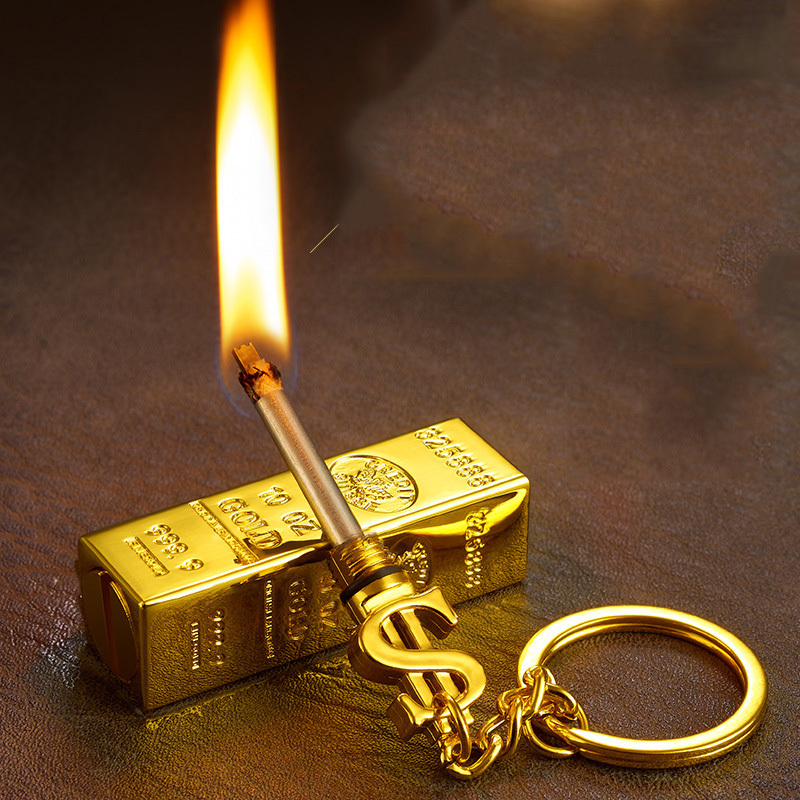 New Design Vintage Kerosene Match Lighters Outdoor Ten Thousand Times Striker Lighter Bottle Keychain With Cotton Core