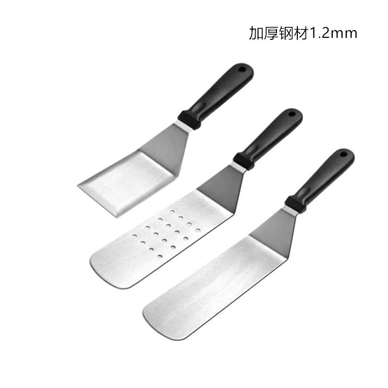 Professional Flat Top BBQ Griddle Accessories Set with Carry Bag Outdoor Griddle Cooking Utensils Spatula Turner Scraper