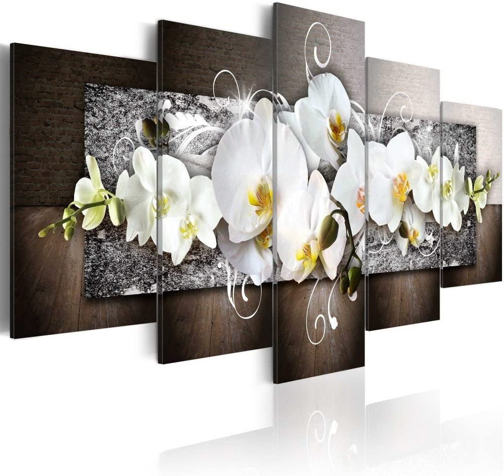 Oil Pictures Abstract Living Room 5 Piece Paintings Decorative Picture Painting Print Custom Flower Wall Art Canvas Printing Pop