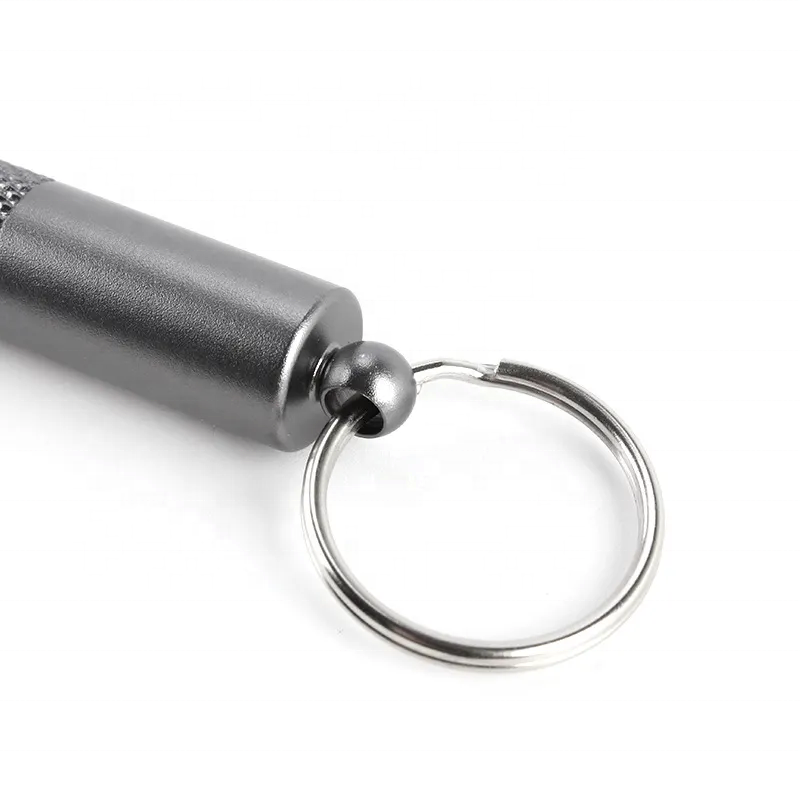 Popular Design Metal Stainless Steel Blade Sharp Rolling Cigar Hole Cigar Punch Cutter With Keychain Ring