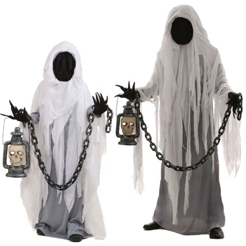 Hot Selling Halloween Party Event White Ghost Light And Sound Outdoor Screaming Yard Decoration