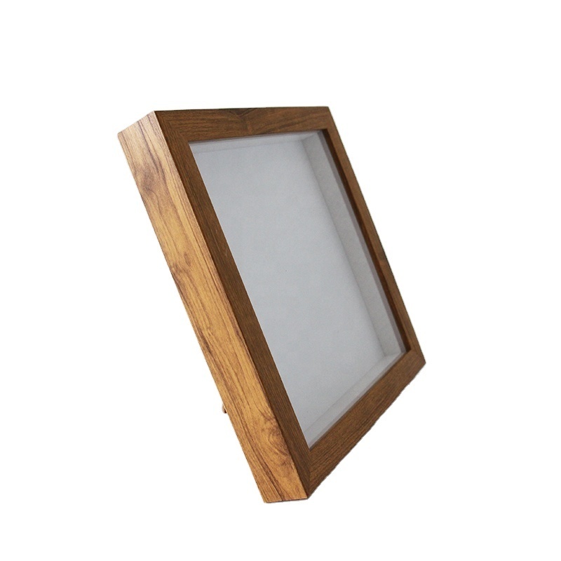 Modern Picture Wooden Frame Shadow Box With Depth 1.5 Cm Decorative Photo Frame Shadow Box Frame