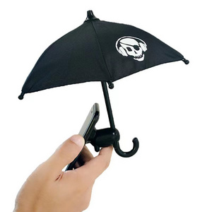 New Design Wholesale Hot Popular Cute Sun Shade Mini Suction Cup Stand Holder Phone Umbrella