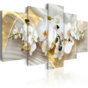 Oil Pictures Abstract Living Room 5 Piece Paintings Decorative Picture Painting Print Custom Flower Wall Art Canvas Printing Pop