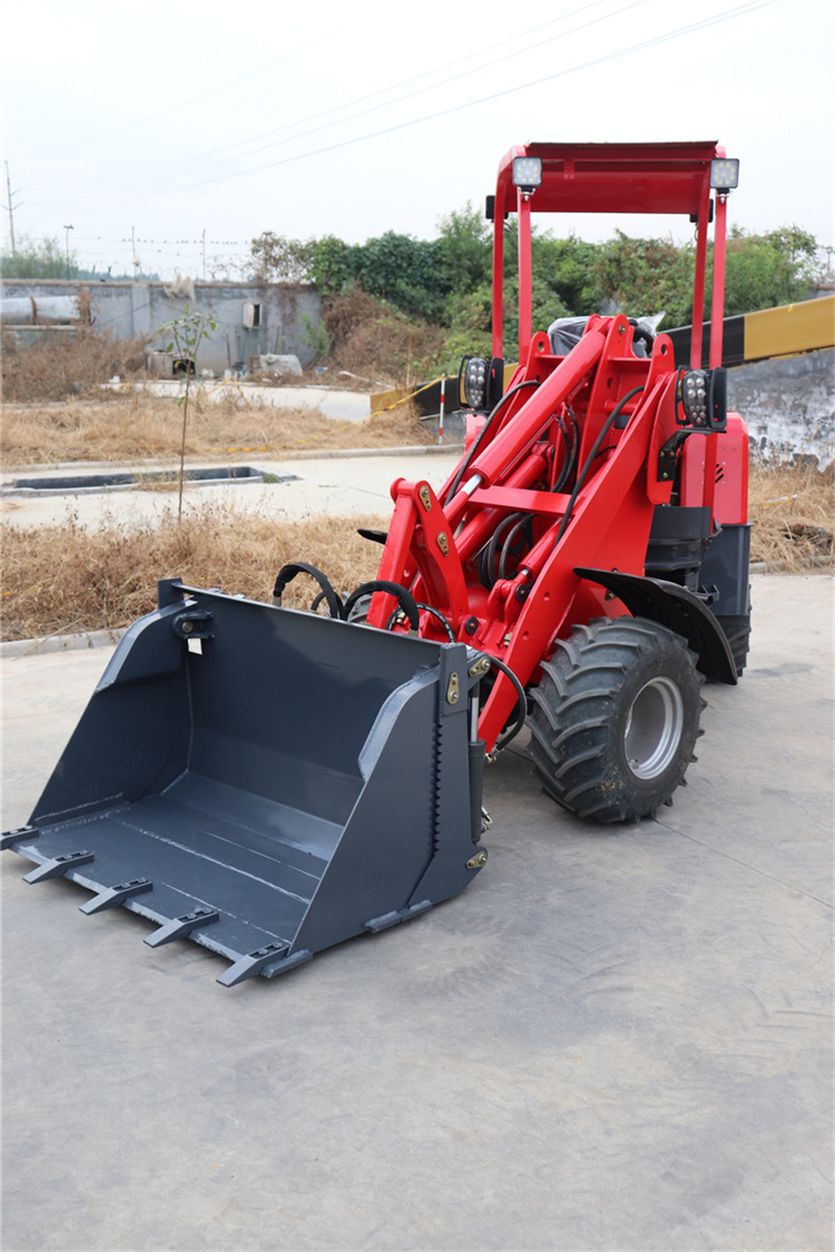 Battery Operated 0.6 Ton 0.8 Ton Mini Electric Loader 600kg 800kg Front End Loader For Garden Farm Construction Tractor