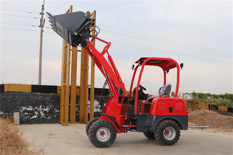 Battery Operated 0.6 Ton 0.8 Ton Mini Electric Loader 600kg 800kg Front End Loader For Garden Farm Construction Tractor