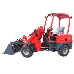 Battery Operated 0.6 Ton 0.8 Ton Mini Electric Loader 600kg 800kg Front End Loader For Garden Farm Construction Tractor