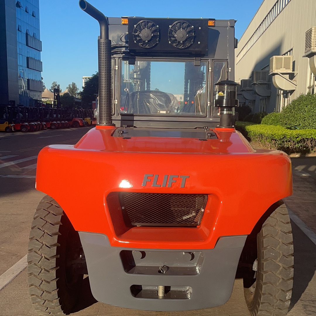 10ton 12ton heavy duty diesel forklift with duplex 3meter mast and fork positioner