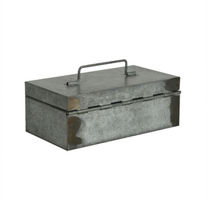 Small Aluminium Original Color Tool Storage Trunk Box with Metal Handle