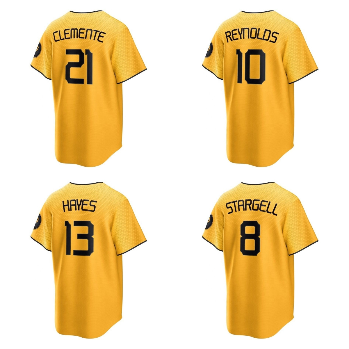 2024 Wholesale Pittsburgh Pirates sewn baseball jerseys Men's White American Baseball softball uniform 21 Clement 22 McCutcheon