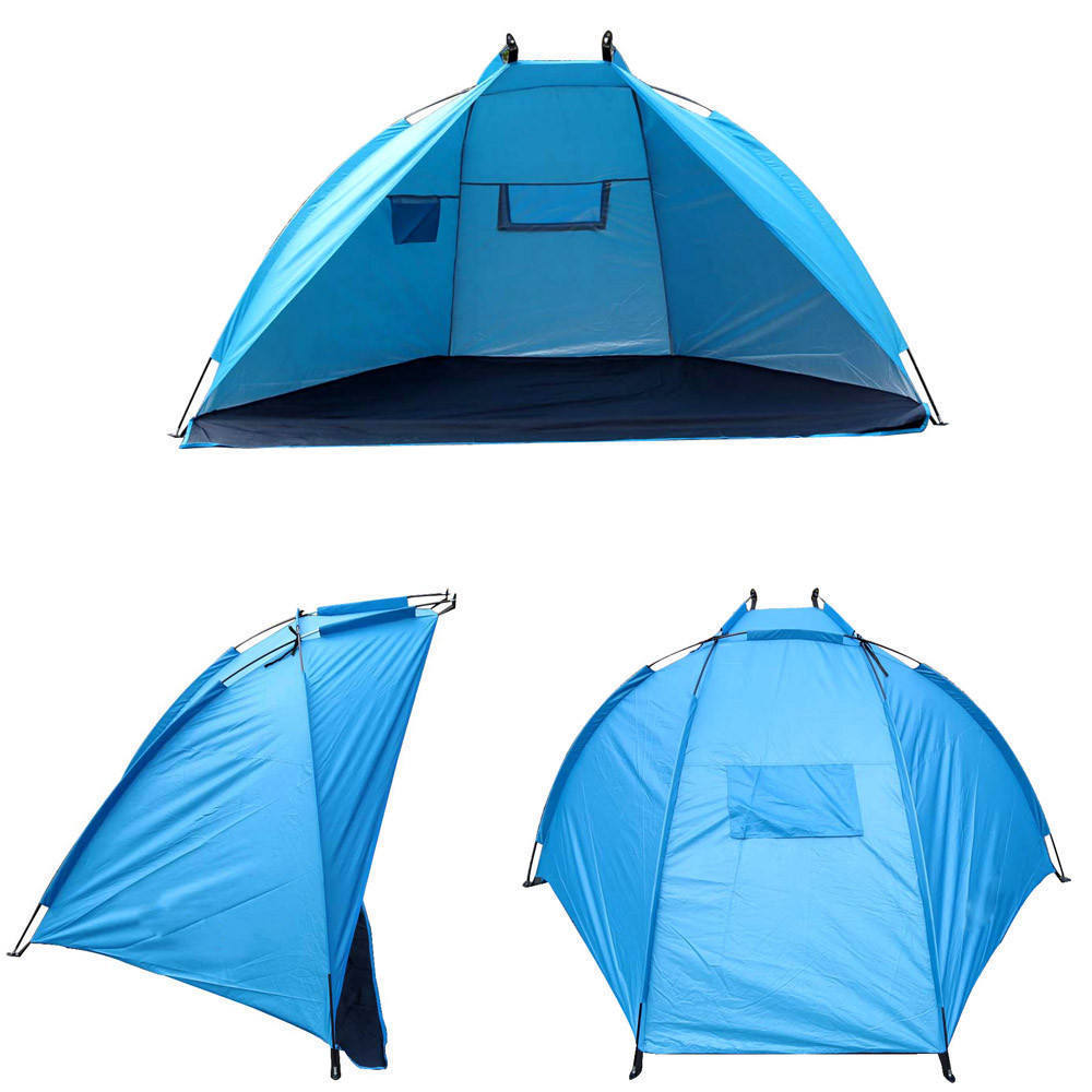 Easy Awning Waterproof Family Tent 1-2 Person Camp Folding Beach Gazebo Fishing Awning Outdoor Tent