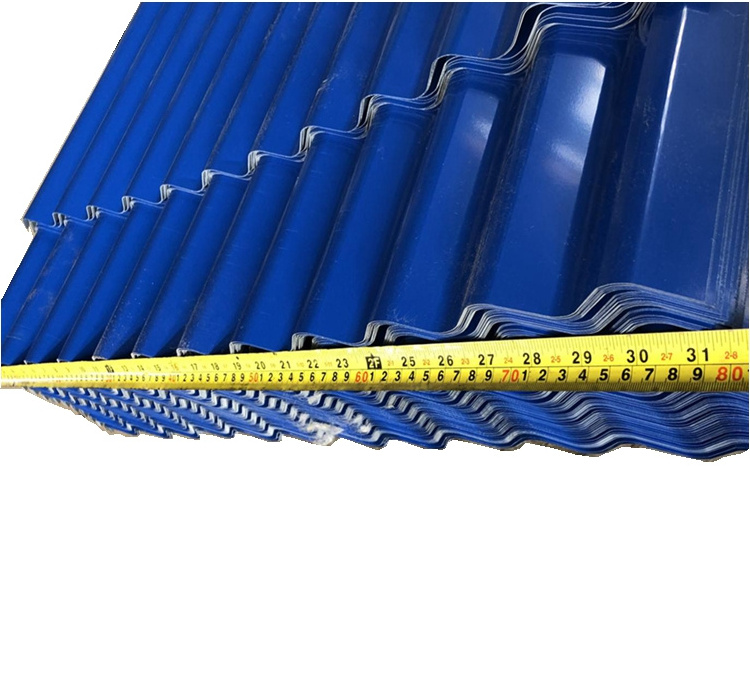 Aluzinc And PPGI PPGL Prepainted Galvalume Steel Corrugated Roofing Sheet for sale