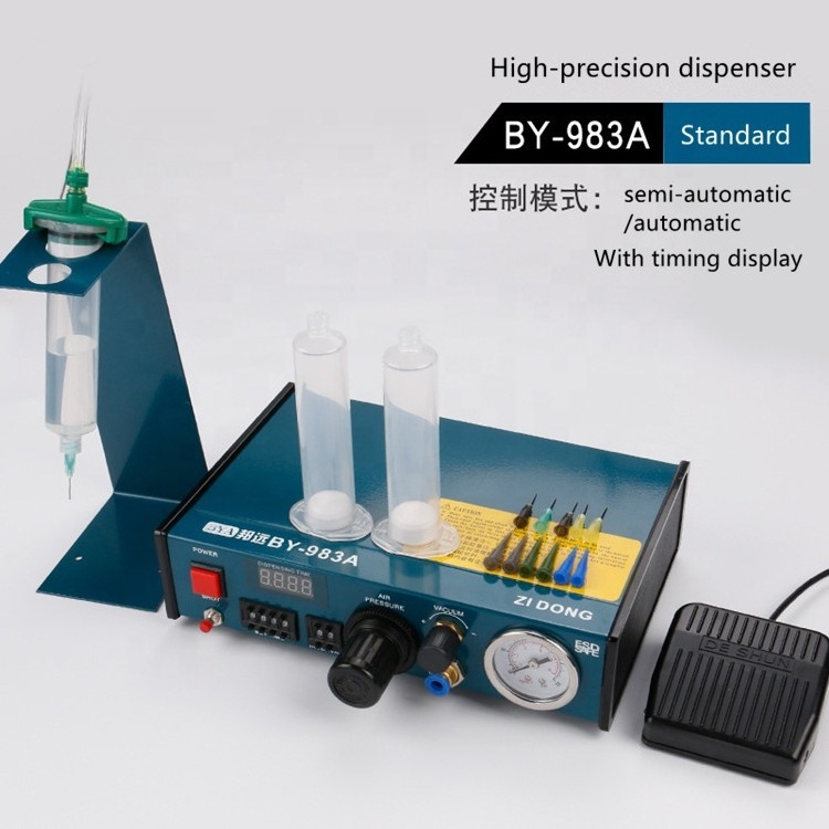 Automatic digital display glue dispenser 983 A semi-automatic 982 industrial precision glue dispenser