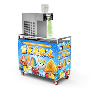 Air Cooling Auto Korean Bingsu Flake Snow Ice Shaver Machine Snow Flake Ice Shaver Machine for sale