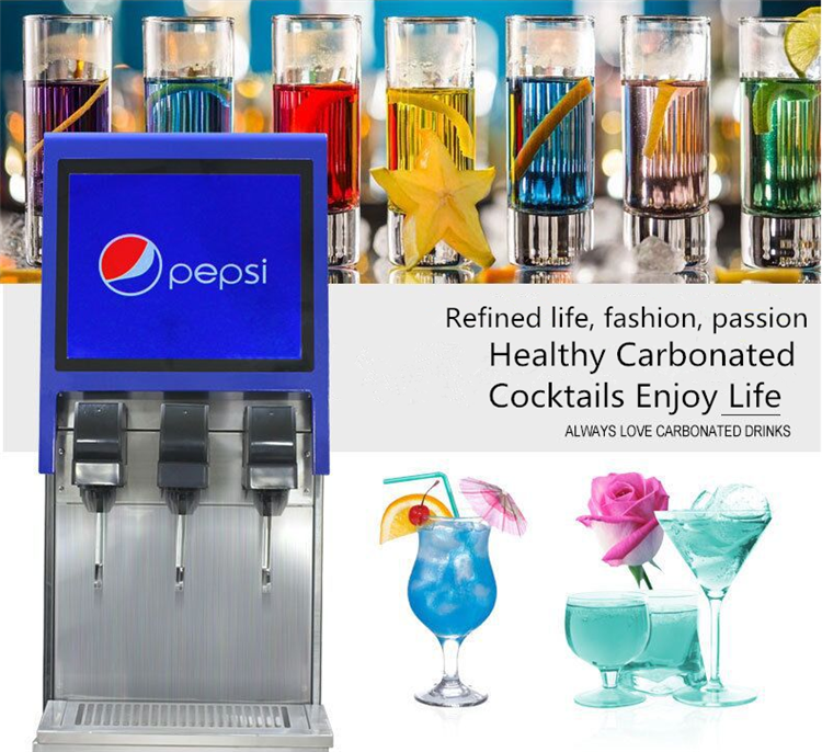 Reliable And Cheap Horizontal Vertical Band Sealer Carbonated Fountain Soda Hadn Pressure Carbonate Beverage Machine