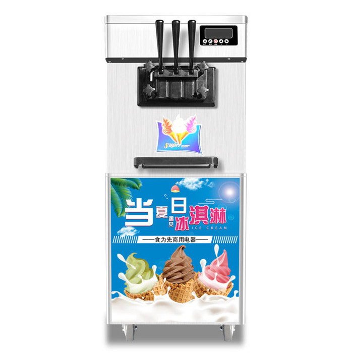 Mini Cheap Price 3 Flavor Frozen Yogurt Serve Ice-cream Soft For Sale Commercial Ice Cream Making Machine