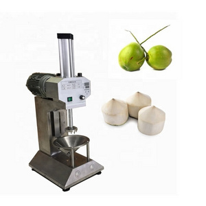 High quality fresh coconut peeling machine trimming cut green Best with price