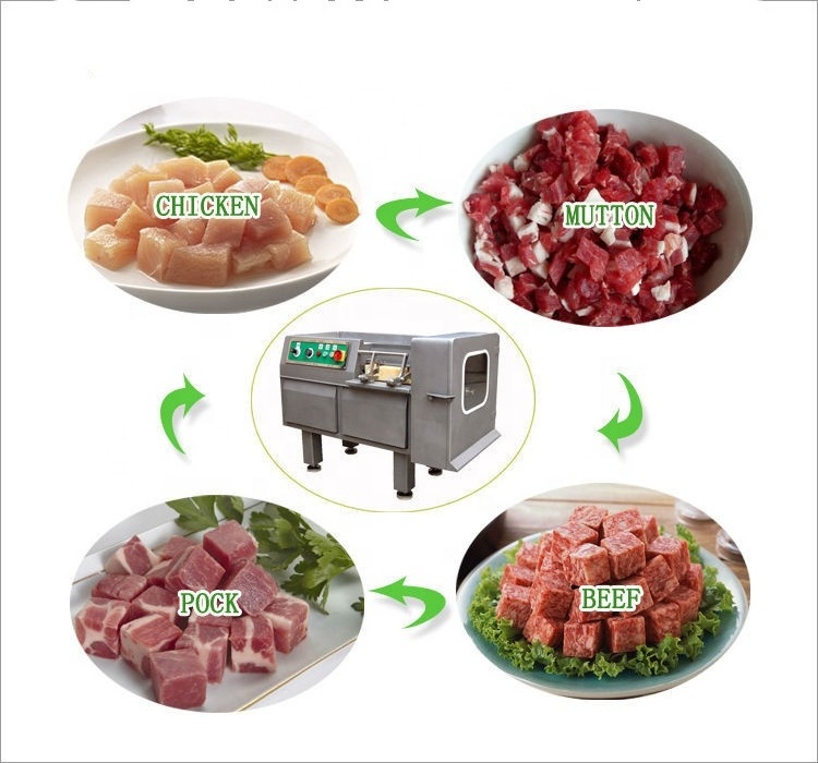 Factory supply meat dicing machine dicer electric vegetable slicer and cheese cuber