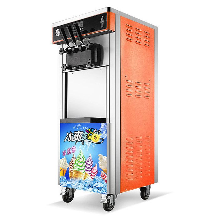 Mini Cheap Price 3 Flavor Frozen Yogurt Serve Ice-cream Soft For Sale Commercial Ice Cream Making Machine