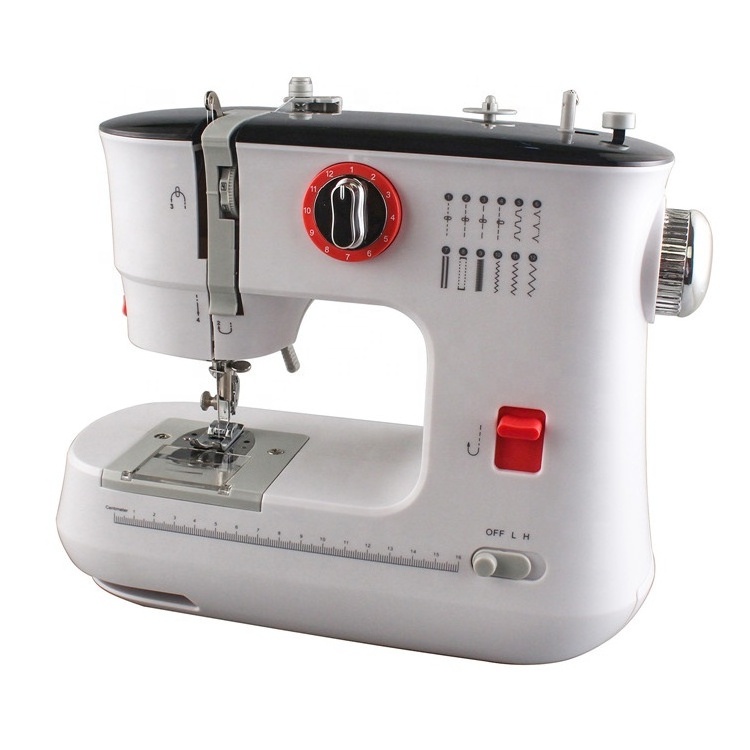 JH-519 Newly portable t-shirt leather electric home use sewing machine can change presser foot