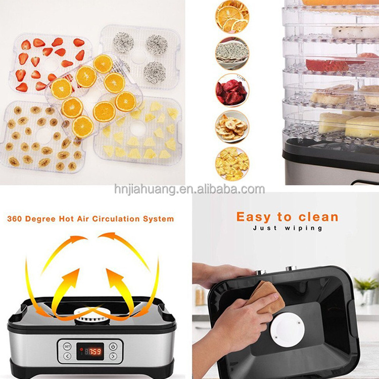 Food Dehydrator Fruit Vegetable 5 layer mini electric adjustable timing home  fruit drying machine