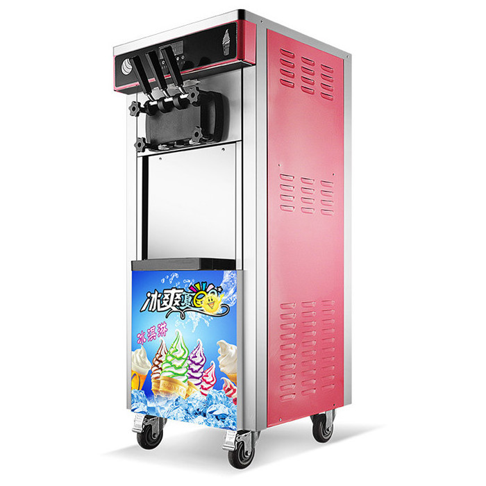 Mini Cheap Price 3 Flavor Frozen Yogurt Serve Ice-cream Soft For Sale Commercial Ice Cream Making Machine