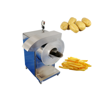 Commercial potato chips cutter frozen vegetable production line Automatic Lotus Root Carrot Photo Plantain Chips Fruit Slicer