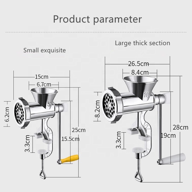 2020 newest Hand Operate Manual Hand-cranked Meat Grinder Can Make Noodle