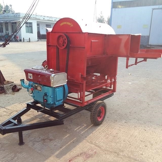 Combine mobile rice wheat thresher sorghum thresher machine crop thresher machine