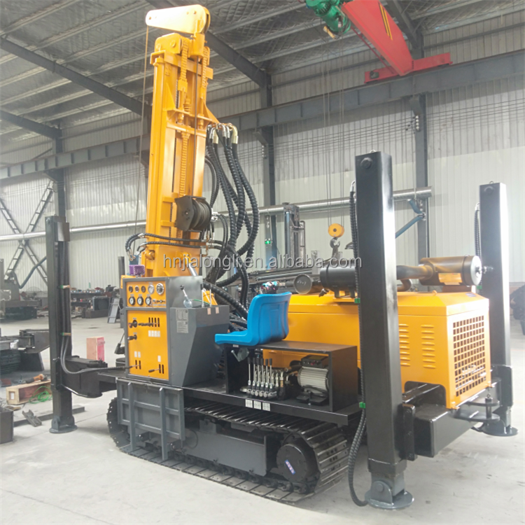 Cheapest 260m crawler water well drilling equipment drilling water machine drilling rig