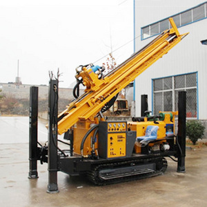 Cheapest 260m crawler water well drilling equipment drilling water machine drilling rig