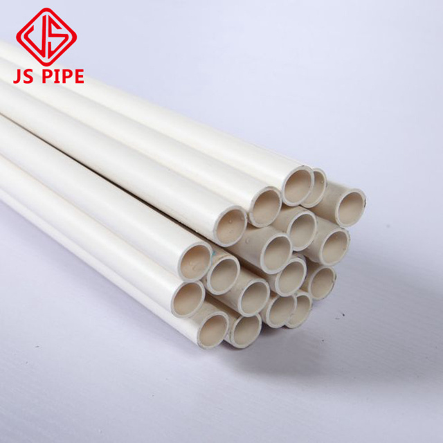 Factory wholesale 16mm 20mm 25mm 32mm thin wall electrical conduit  pvc pipe