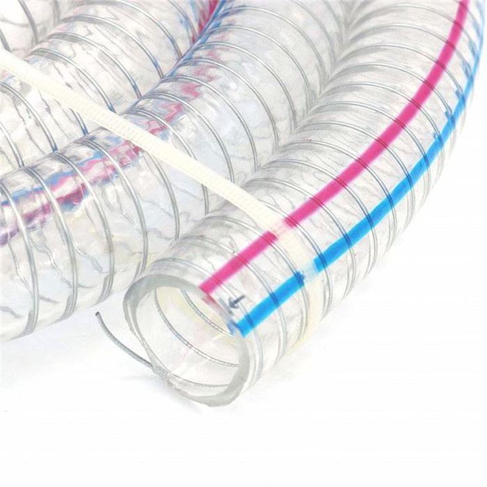 Transparent PVC Steel Wire Water Industrial Discharge Hose