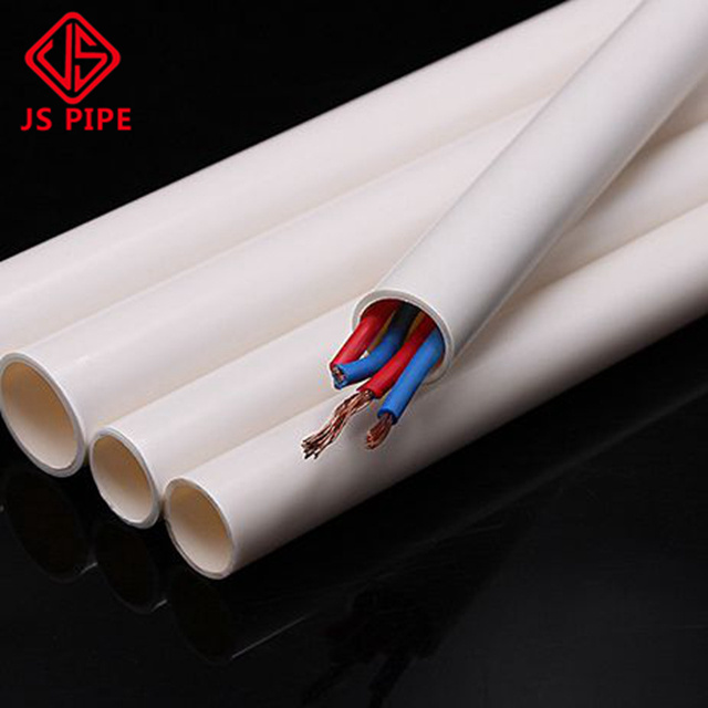 Factory wholesale 16mm 20mm 25mm 32mm thin wall electrical conduit  pvc pipe