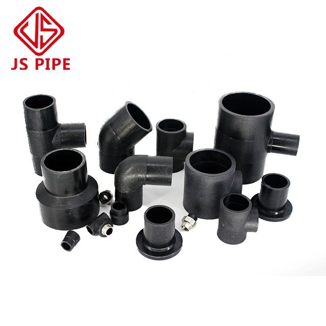 JS ISO standard high quality high strength environmentally friendly hdpe pipe fitting for liquid ttransportation