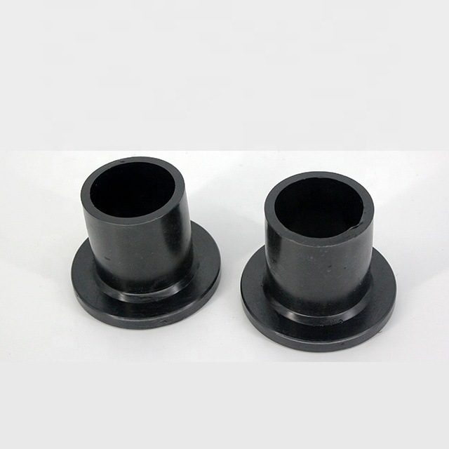 HDPE pipe fittings Flange Adaptor Stub End Long Neck Butt Fusion Welding By PE 100