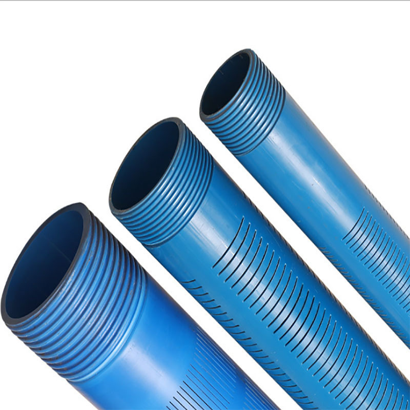 Hot sales PVC casing and screen pipes for water well supply pvc plastic tube