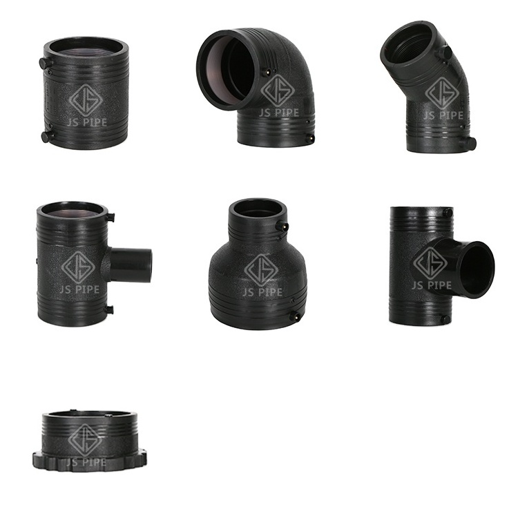 HDPE pipe fittings Flange Adaptor Stub End Long Neck Butt Fusion Welding By PE 100