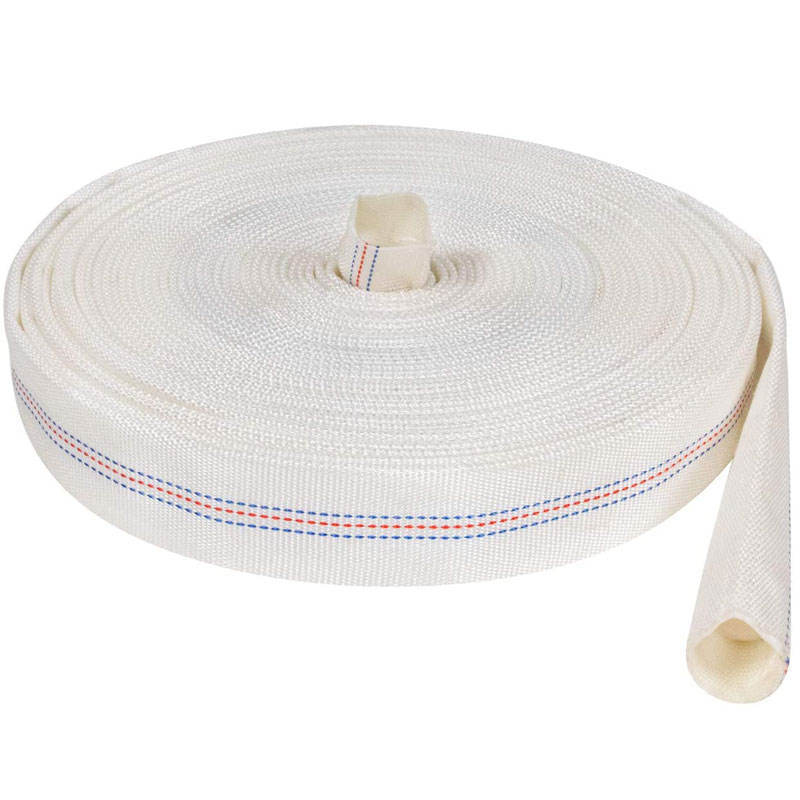 JS Wholesale 1 1.5 2 3 4 5 6 8 Inch Layflat Pipe Price Discharge Irrigation Water Pvc Canvas Fabric Lay Flat Garden Hose