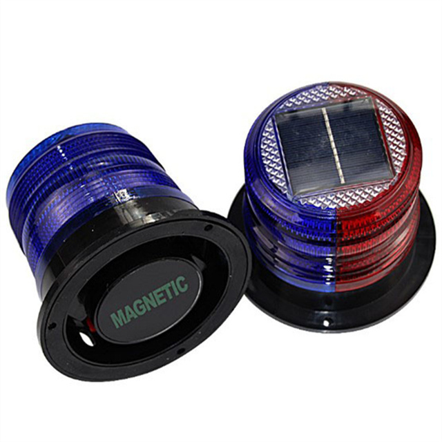 Waterproof Magnetic Solar Battery Car Vehicle Emergency Strobe Solar Traffic Warning Light LED Led Strobe Warning Light