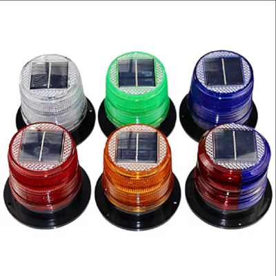 Solar Traffic Flash Led Warning Strobe Light Road Safety Led Vehicle Car Emergency Flashing Strobe Warning Lamp Lights