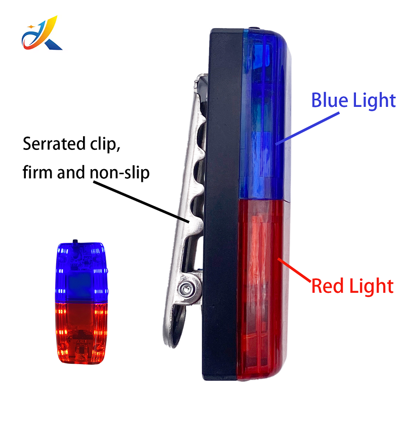 New Design Led Flashing Red Blue Rechargeable Shoulder Lamp LED Safety Shoulder Light